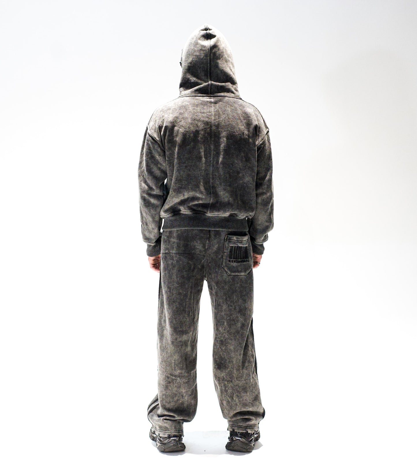 Presidential Muddy Black (Acid Wash Zip-Up)