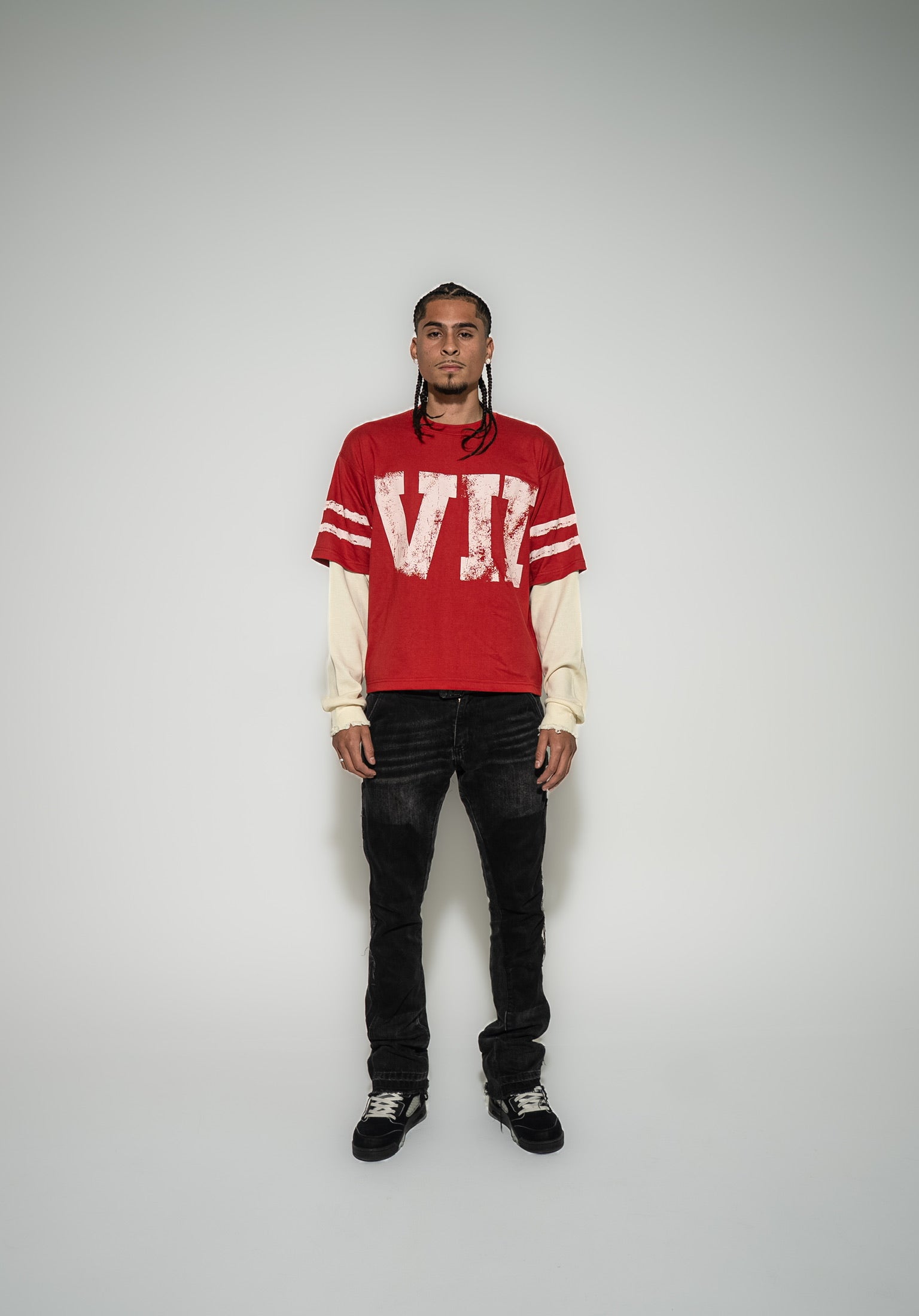 トップス Falling Apart Thermal Varsity VII Thermal – Seven Deadz