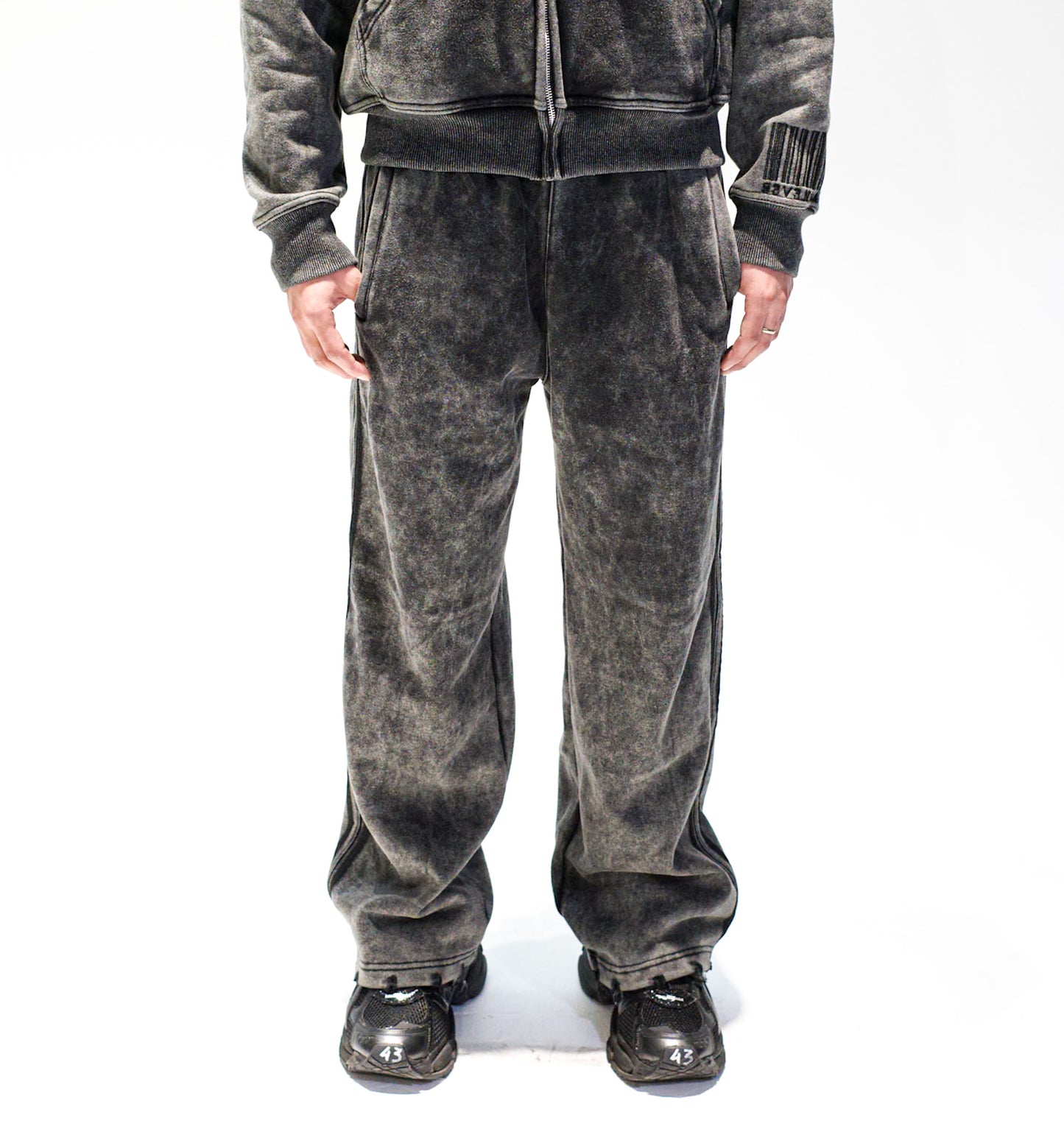 Presidential Muddy Black (Acid Wash Sweats)